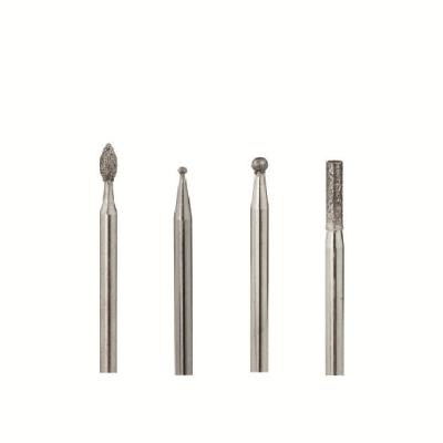 China Durable Cylindrical Diamond Needle Point Drill Bit Accessories Grinding Emery Carving Punch Needle for sale