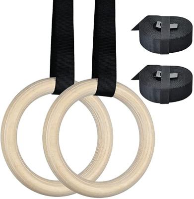 China Gymnastic Rings 1100lbs Capacity With 14.76ft Adjustable Buckle Straps Pull Up Exercise Rings Non Slip Rings For Home Gym Full B 28 for sale