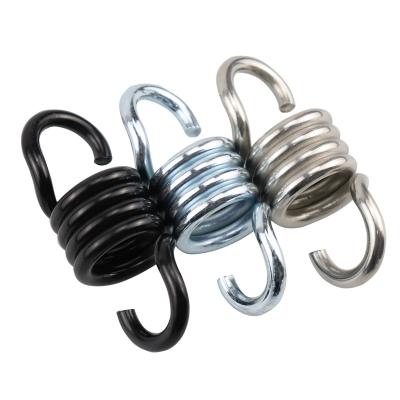 China Cylinder Black 304 Stainless Steel Small Basket Hanging Tension Spring Open 108mm for sale