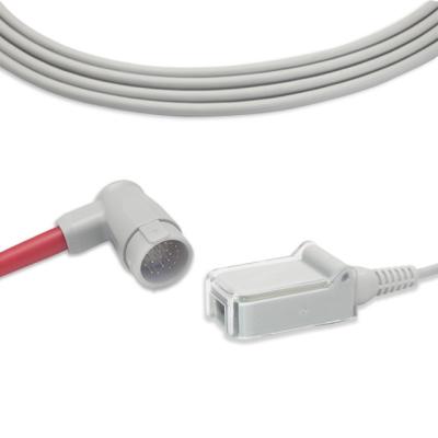 China Class II Medical Materials Accessories SpO2 Adapter Cable Compatible with Masimo RED 25 LNC for sale