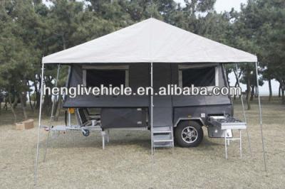 China Travel Trailer 2017KK Australian Standards Approved Hard Floor Camping Trailer for sale