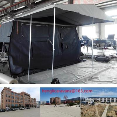 China Luxurious Travel Trailer 2022 KK5 Air Tent 4wd Off Road Camper Trailers for sale