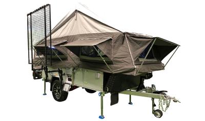 China Travel Trailer 2022 UK Standards Inflatable Tents Off Road Camper Trailers for sale