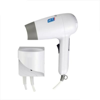 China Wall Mount CE Standard Double Over Heart Pad 1000 W Hotel Hair Dryer Wall Mounted for sale