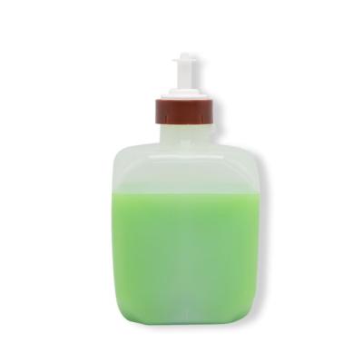 China Disposable 1300ml PE Disposable Soap Cartridge Bottle for sale