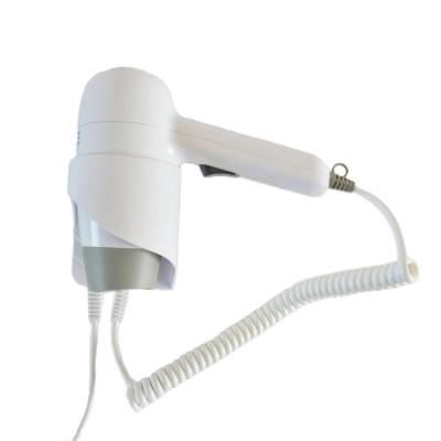 China 1000ml 2 Speeds Wall Mounted White Color ABS Silence Wall Mounted Hair Dryer For Hotel for sale