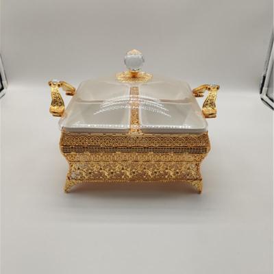 China Factory Wholesale Handmade Cheap Custom Religious Plating Silver Gold Rectangular Tray for sale