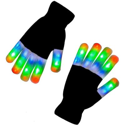 China Cool Unique Festival Stuff Gifts Toys For Kids Women Mens Led Flashlight Gloves For Boy Girl for sale