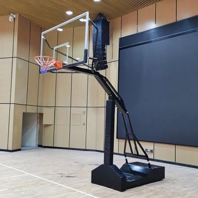 China Durable Newcomer Customized Logo Portable Height Adjustable Indoor Outdoor Basketball Stand for sale