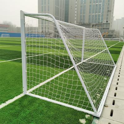 China Football gate for primary school: Professional football gate target playground training upvc training soccer goal net. 3 new for sale