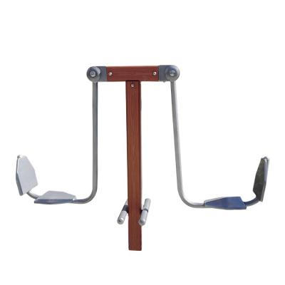 China Eco-friendly Factory High Quality Cheap Outdoor Fitness Equipment Two Leg Press Seated Leg Trainer Double for sale