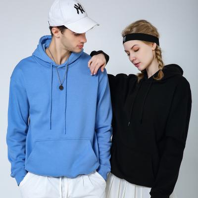 China Anti-wrinkle PDEP S-3XL 350g Cotton Silver Fox Sweatshirt Super Soft Fleece Scratching Solid Color Heavy Hoodie for sale