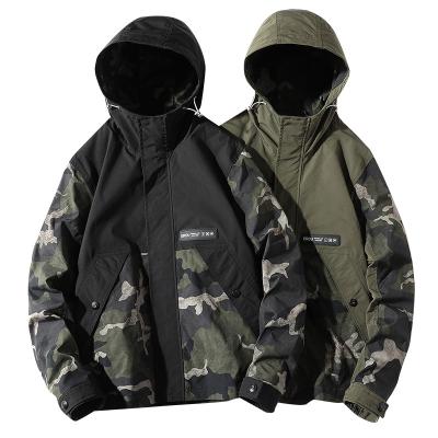 China 2021 PDEP Size M-4XL Hooded Men's Jacket Camouflage Loose Men's Jacket QUICK DRY for sale