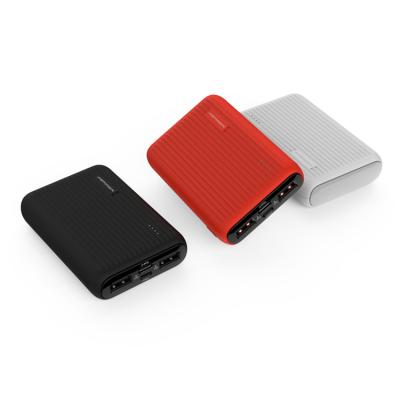 China Support High Capacity Fast Charging 10000mah Mini Wireless Small Power Bank with Dual Input Output for sale