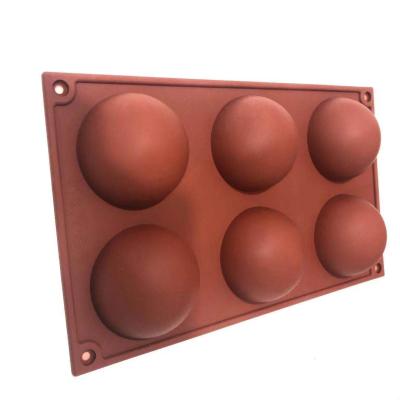 China Viable Silicone Ice Cube Trays With Lids Around Ball Sphere Ice Molds for sale