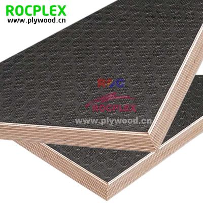 China Exterior Anti-Slip Film 9mm Faced Trailer Flooring Plywood Truck Flooring Plywood for sale