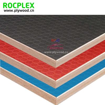 China Exterior keruing Marine Plywood with hardwood core and WBP glue, container truck floors with anti-slip film for sale