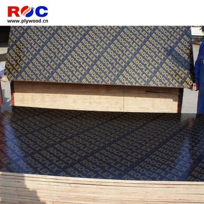 China Construction Europe Construction Cement 1200x2400 Mm Black Concrete Film Faced Plywood Romania for sale