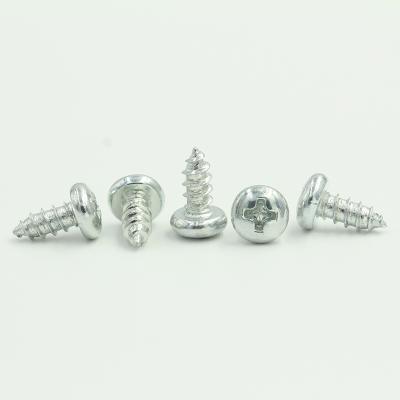 China DIN Pan Head Forming Screw 2mm Stainless Steel Color Spray Paint Plastic Self Tapping Screw m2 for sale