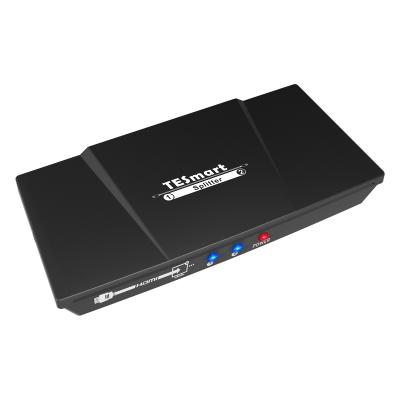 China Aluminum Alloy 4K X High Quality 2K 2 Way HDMI Splitter 1x2 Support HDMI HDCP for sale