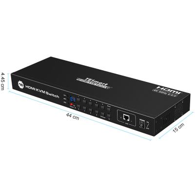 China Good Quality 16x1 HDMI Switcher 4K@60Hz Factory Metal Directly 4:4:4 for sale