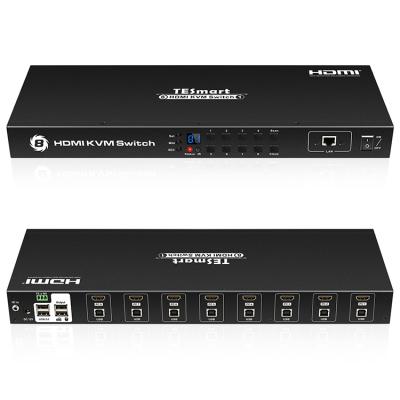 China High Resolution Metal Multi Viewer 8x1 HDMI KVM Switches For LCD for sale