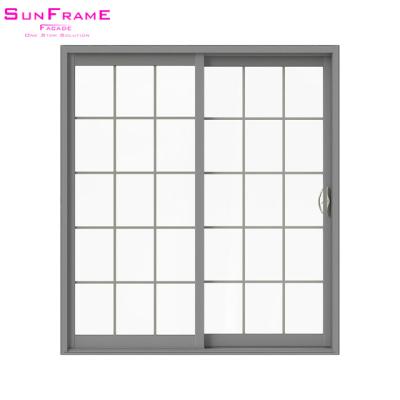 China Simple Design Modern European Style Aluminum Frame Sliding Window Aluminum Home Window for sale