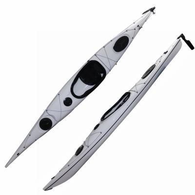 China Lightweight 16ft Surfing Sea Kayak Vicking 2022 Rowing Thermoforming ABS Thermoformed Kajak New Sit In Sea Kayak for sale