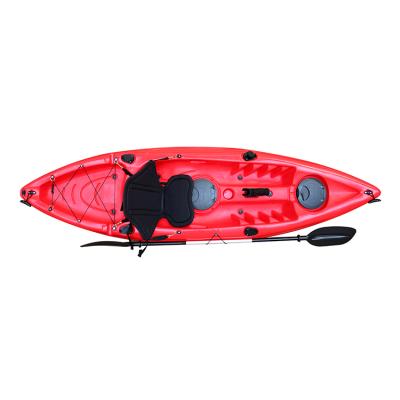 China LLDPE or HDPE from USA Vicking 9.7' single sit on top small fishing kayak with paddles for sale