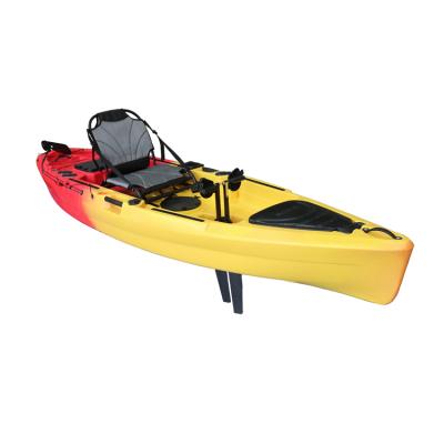 China Fishing Kayak Touring Kayak 2021 New Arrival 11ft Foot Pedal Fishing Kayak With Rudder for sale