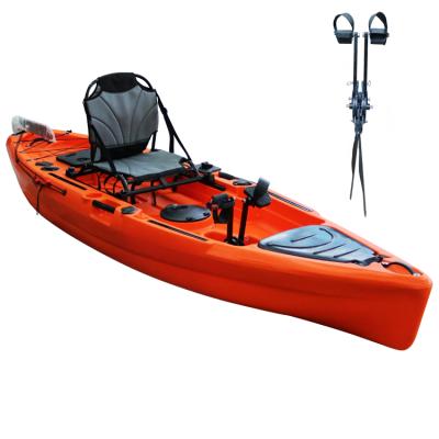 China Sea - River - Lake Pedal Kayak Fishing Boat Propulsion Fin Motor Powewd - Ocean 11.3ft Racing Canoe Plastic Kayak for sale