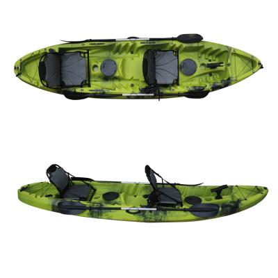 China Relaxing Sit On Top 3 Person Cheap Plastic Fishing Kayak for sale