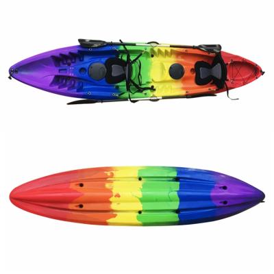 China USA Assurance Trade Competitive Price LLDPE Racing Cheap Tandem Sale Kayak for sale