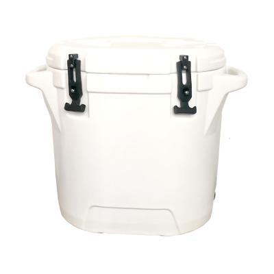 China Waterproof 2021 High Quality Products Sustainable Food Container Ice 25l Hot Selling Plastic Cooler Box for sale