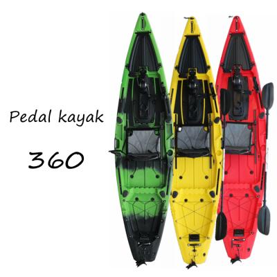 China Sea - River - Lake Newly Developed Pedal Drive - Ocean Vicking 12ft Hybrid Sea Fishing Kayak Promotion for sale