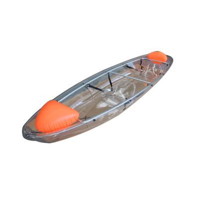 China Crystal Clear Transparent Leisure Double Seats Kayak With Aluminum Frame for sale