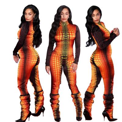 China T0008 Gaultier Haute Womans Jump Suits  Breathable Full Length In-Stock Items Te koop