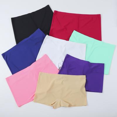 China Wholesale Women Boxer Shorts Underwear Elastic Women Boxer Briefs Breathable Seamless Fashion Panty for sale