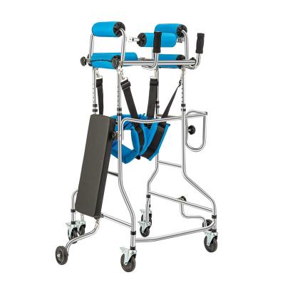 China Outdoor portable walker for patients, elbow support folding lightweight aluminum walker with seat and wheels. for sale