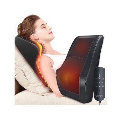 China Real-Time Display and Storage Home Android/IOS Application Use Back Shiatsu Body Massager Head Neck Massager Shiatsu Massage Rolling Kneading Pillow with Heat for sale