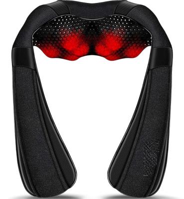 China 2022 Hotel Shiatsu Electric Shoulder Neck Portable Personal Deep-Kneading Back Massager for sale