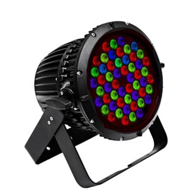 China interior & High intensity professional concert big professional concert indoor outdoor waterproof dmx par rgbw 54*3w dmx par light round brightness for sale