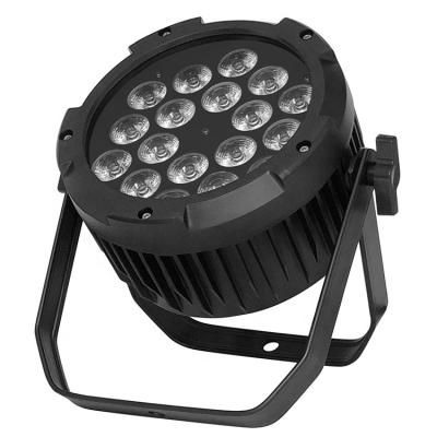 China APEX PRO Stage Par 18*10w ​​Lights Event Party Church DJ Nightclub Wash Lighting 18x12w 18x18w rgbwa 6in1 UV Led Par Light for sale