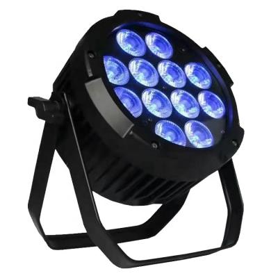 China 12x10W stage wash lighting stage rgbw 4 in 1 high brightness 18 rgb disco club hotel events round party DJ 12 led par light for sale