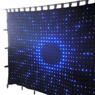 China P20 flexible portable soft stage video cloth wedding stage party professional dmx star dj led mesh video curtain for sale