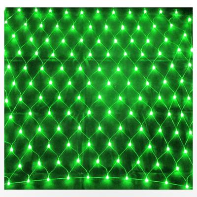 China Christmas Decorative Outdoor Waterproof Fairy Lights String Green Programmable RGB Fishing Led Net Light for sale