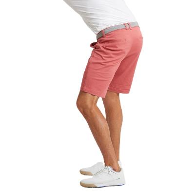 China New 2021 High Quality Custom Made PINK Polyester Knee Length Anti-wrinkle Mens Summer Golf Shorts for sale