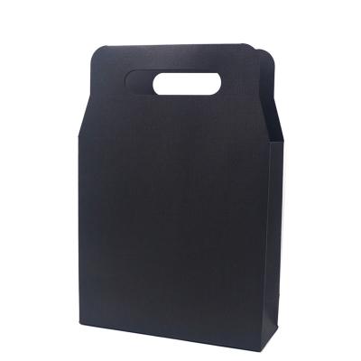 China Recyclable Customized Black Paper Recyclable Food Packaging Bags For Wholesale Paper Bags for sale