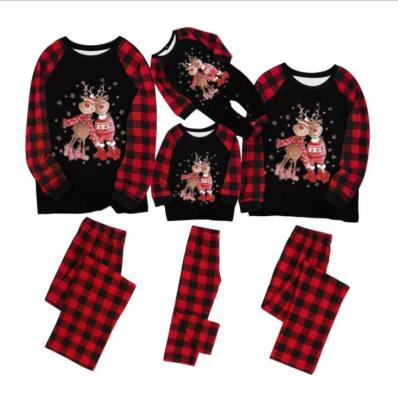 China Matching Family Christmas Outfits Mother Daughter Pijamas Familias Clothes QUICK DRY Sleepwear Pajamas for sale