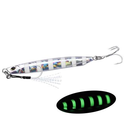 China ALLBLUE 30g jig lead lure aid hook madai bass fishing metal jig shore fishing jig for sale